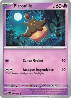 Carte Pokémon Pitrouille 077