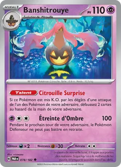 Carte Pokémon Banshitrouye 078