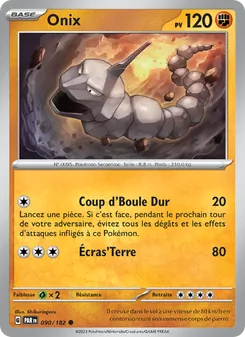 Carte Pokémon Onix 090