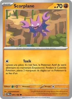 Carte Pokémon Scorplane 091