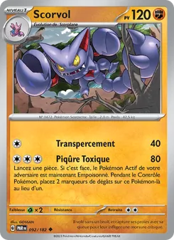Carte Pokémon Scorvol 092