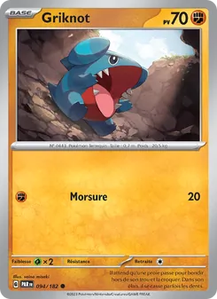 Carte Pokémon Griknot 094