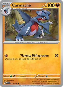 Carte Pokémon Carmache 095