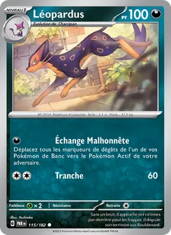 Carte Pokémon Léopardus 115