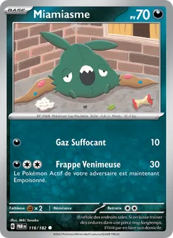 Carte Pokémon Miamiasme 116