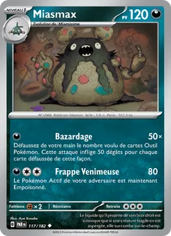 Carte Pokémon Miasmax 117