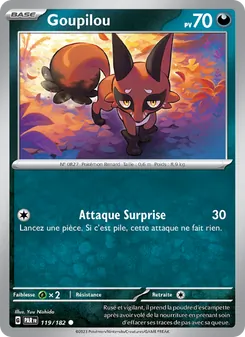 Carte Pokémon Goupilou 119