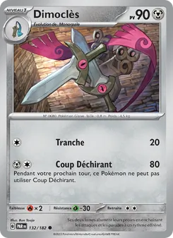 Carte Pokémon Dimoclès 132