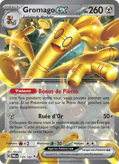 Carte Pokémon Gromago-ex 139