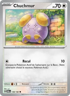 Carte Pokémon Chuchmur 148