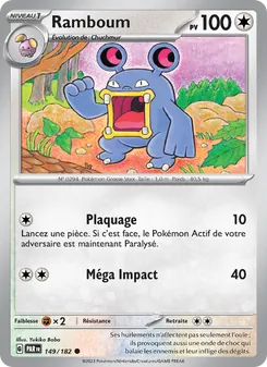 Carte Pokémon Ramboum 149