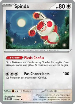 Carte Pokémon Spinda 151
