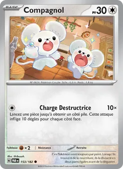 Carte Pokémon Compagnol 153