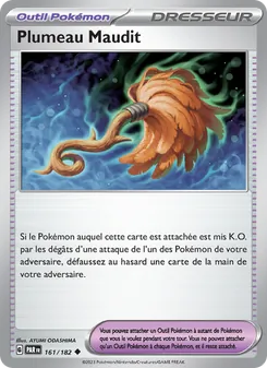 Carte Pokémon Plumeau Maudit 161