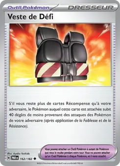 Carte Pokémon Veste de Défi 162