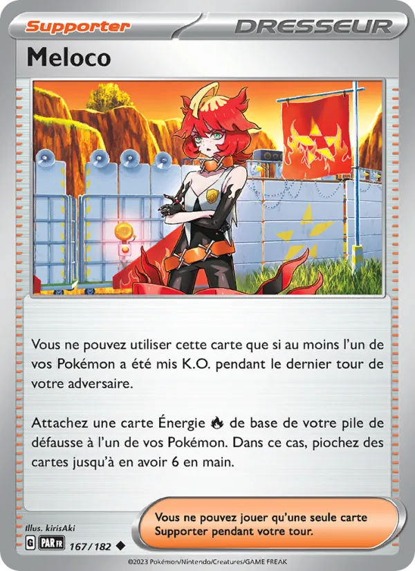 Carte Pokémon Meloco 167/182 de l'extension Faille Paradoxe