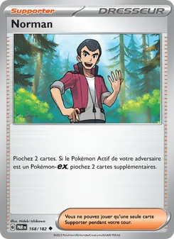 Carte Pokémon Norman 168