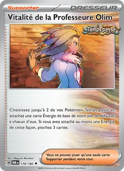 Carte Pokémon Vitalité de la Professeure Olim 170
