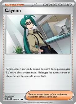 Carte Pokémon Cayenn 172