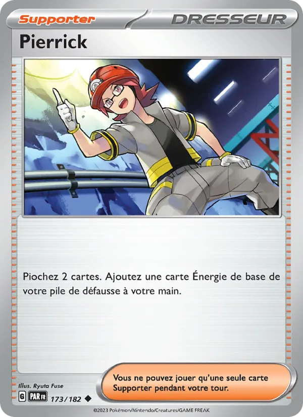 Carte Pokémon Pierrick 173/182 de l'extension Faille Paradoxe