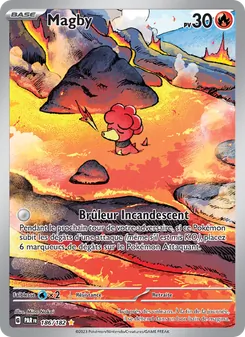 Carte Pokémon Magby 186