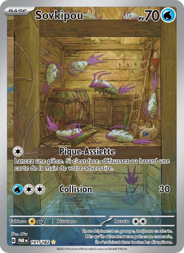 Carte Pokémon Sovkipou 191/182 de l'extension Faille Paradoxe
