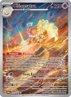 Carte Pokémon Cléopsytra 197