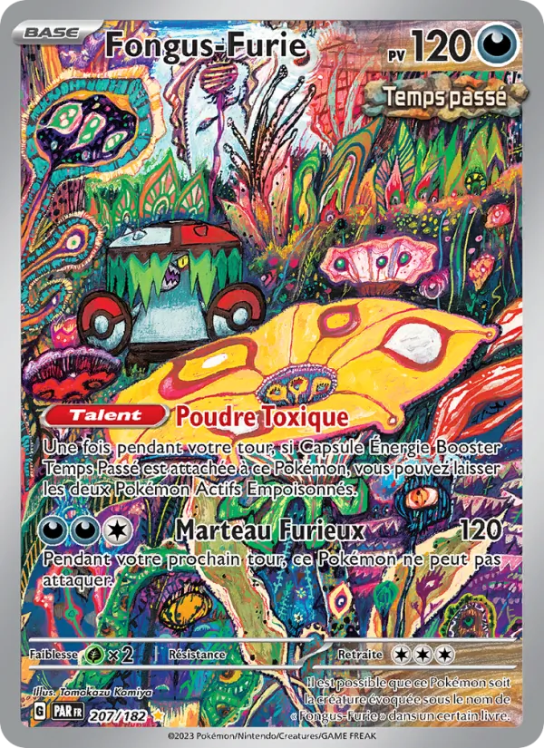 Carte Pokémon Fongus-Furie 207/182 de l'extension Faille Paradoxe