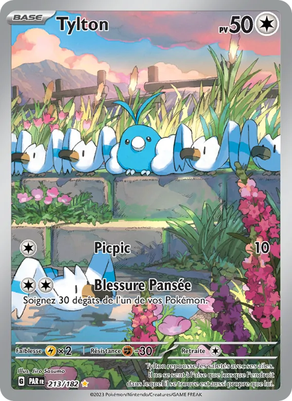 Carte Pokémon Tylton 213/182 de l'extension Faille Paradoxe