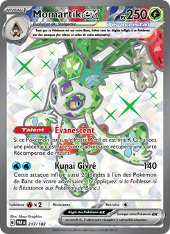 Carte Pokémon Momartik-ex 217