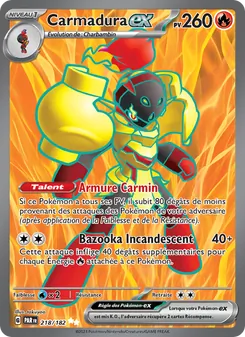 Carte Pokémon Carmadura-ex 218
