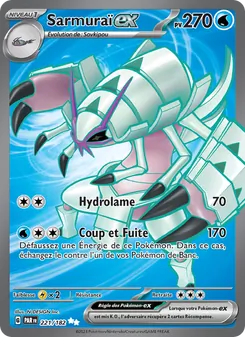 Carte Pokémon Sarmuraï-ex 221