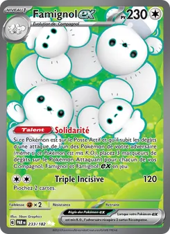 Carte Pokémon Famignol-ex 233