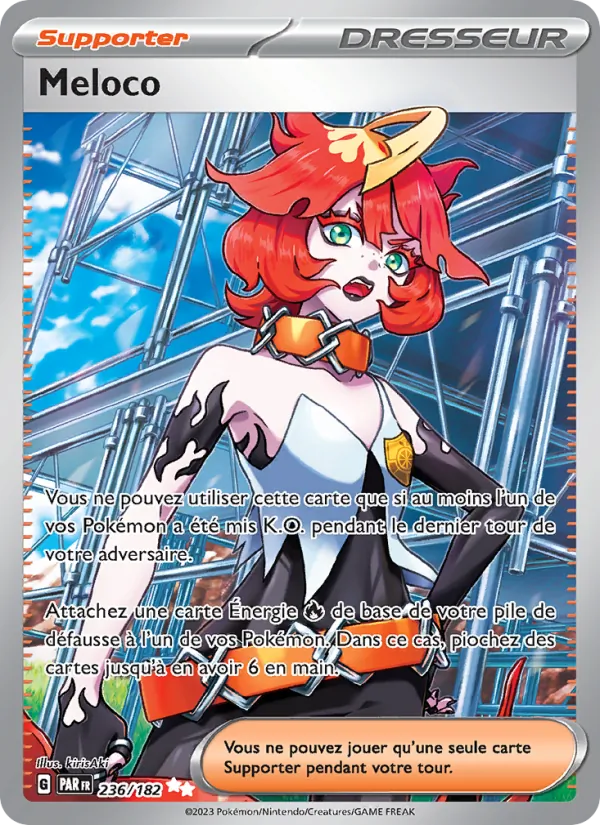 Carte Pokémon Meloco 236/182 de l'extension Faille Paradoxe