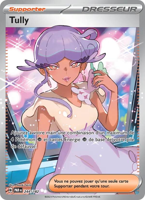 Carte Pokémon Tully 244/182 de l'extension Faille Paradoxe