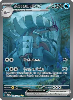 Carte Pokémon Sarmuraï-ex 246