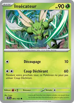 Carte Pokémon Insécateur 001