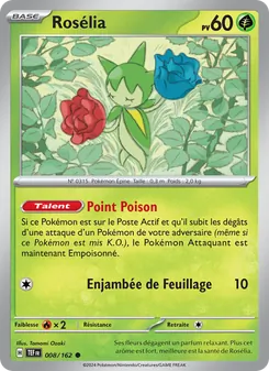 Carte Pokémon Rosélia 008