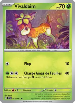 Carte Pokémon Vivaldaim 016