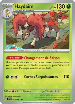 Carte Pokémon Haydaim 017