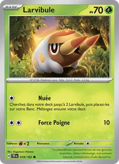 Carte Pokémon Larvibule 018 — Forces Temporelles