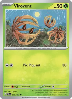 Carte Pokémon Virovent 020 — Forces Temporelles