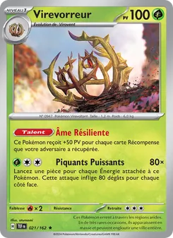 Carte Pokémon Virevorreur 021