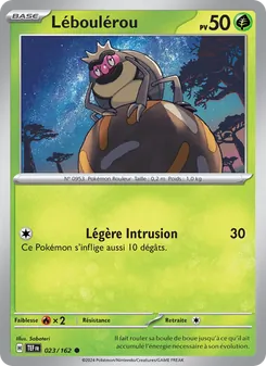 Carte Pokémon Léboulérou 023
