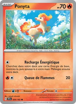 Carte Pokémon Ponyta 026
