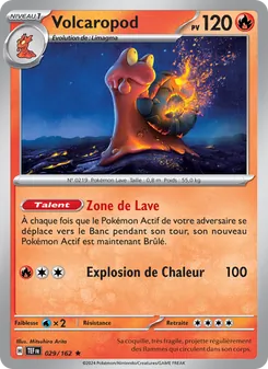 Carte Pokémon Volcaropod 029 — Forces Temporelles