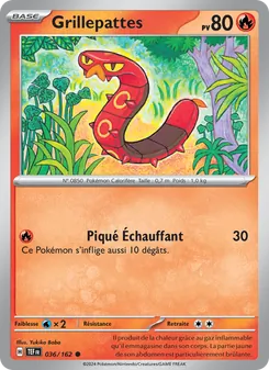 Carte Pokémon Grillepattes 036