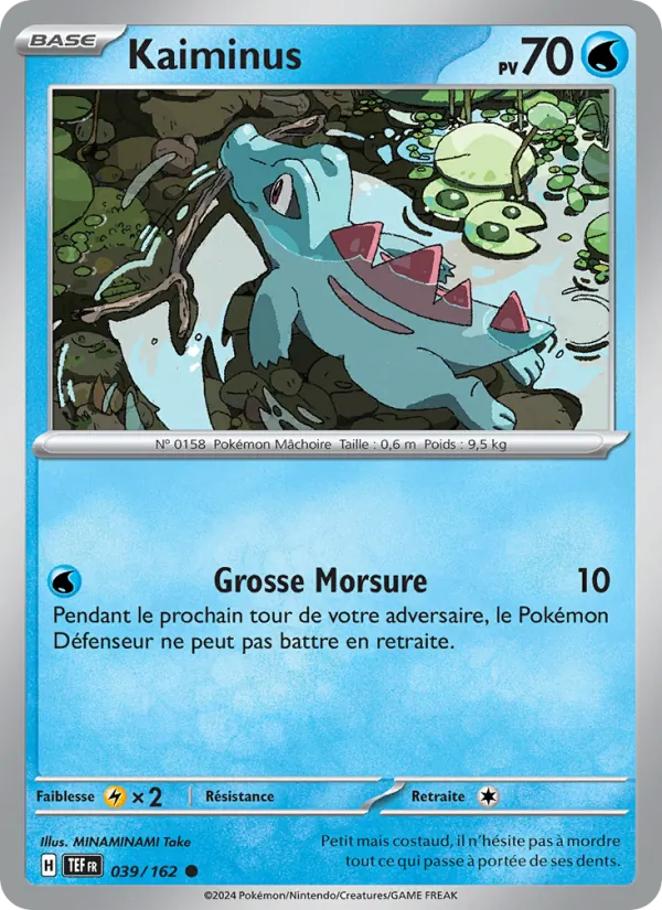 Carte Pokémon Kaiminus 039/162 de l'extension Forces Temporelles