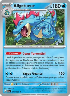 Carte Pokémon Aligatueur 041