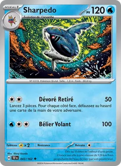 Carte Pokémon Sharpedo 043
